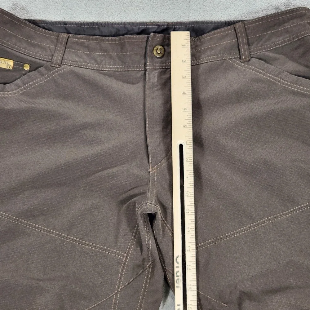 Kuhl Silencr Pants Mens 40x32 Brown Canvas Regular Fit Workwear Hiking Outdoor